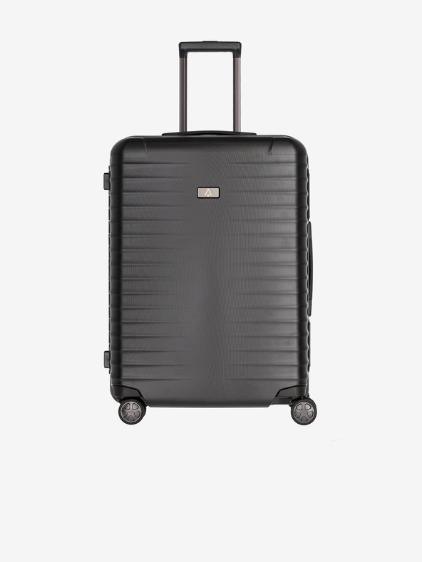 Titan Černý cestovní kufr Titan Litron Frame M Black