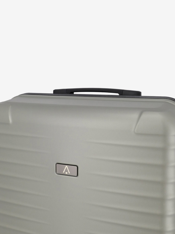 Titan Béžový cestovní kufr Titan Litron Frame M