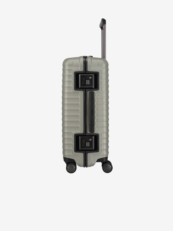 Titan Béžový cestovní kufr Titan Litron Frame M