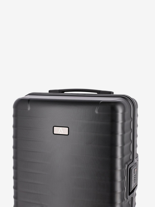 Titan Černý cestovní kufr Titan Litron Frame S