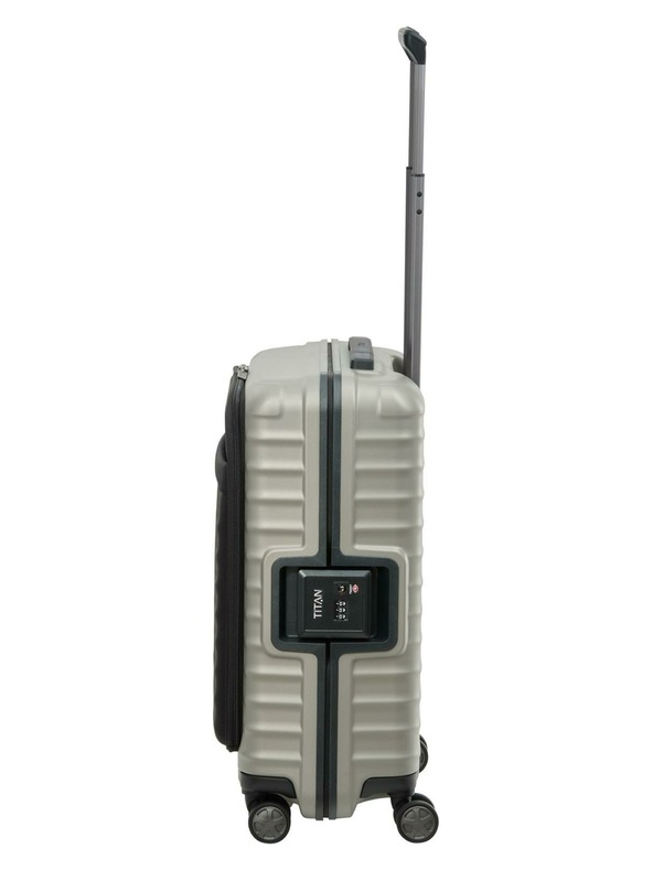 Titan Cestovní kufr Titan Litron Frame S Front pocket Champagne