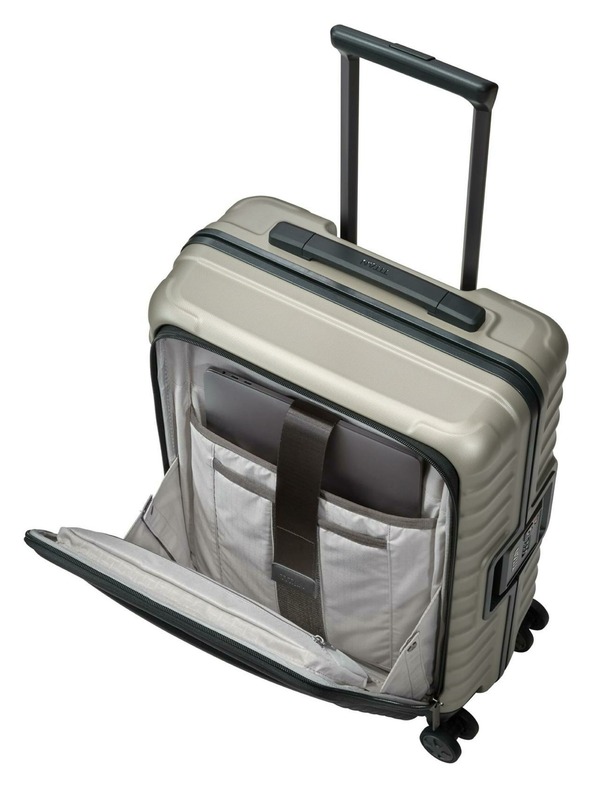 Titan Cestovní kufr Titan Litron Frame S Front pocket Champagne