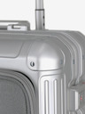 Travelite Cestovní kufr ve stříbrné barvě Travelite Next 4w S Front pocket Silver