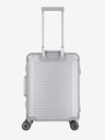 Travelite Cestovní kufr ve stříbrné barvě Travelite Next 4w S Front pocket Silver