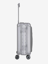 Travelite Cestovní kufr ve stříbrné barvě Travelite Next 4w S Front pocket Silver