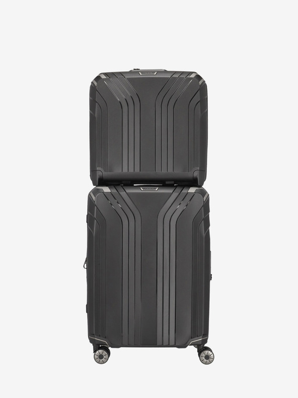 Travelite Černý cestovní kufr Travelite Elvaa 2w Business wheeler