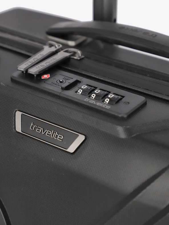 Travelite Černý cestovní kufr Travelite Elvaa 2w Business wheeler