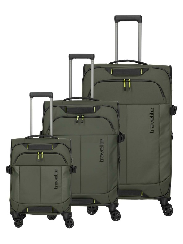 Travelite Sada cestovních kufrů Travelite Briize S,M,L Khaki