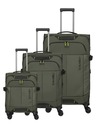 Travelite Sada cestovních kufrů Travelite Briize S,M,L Khaki
