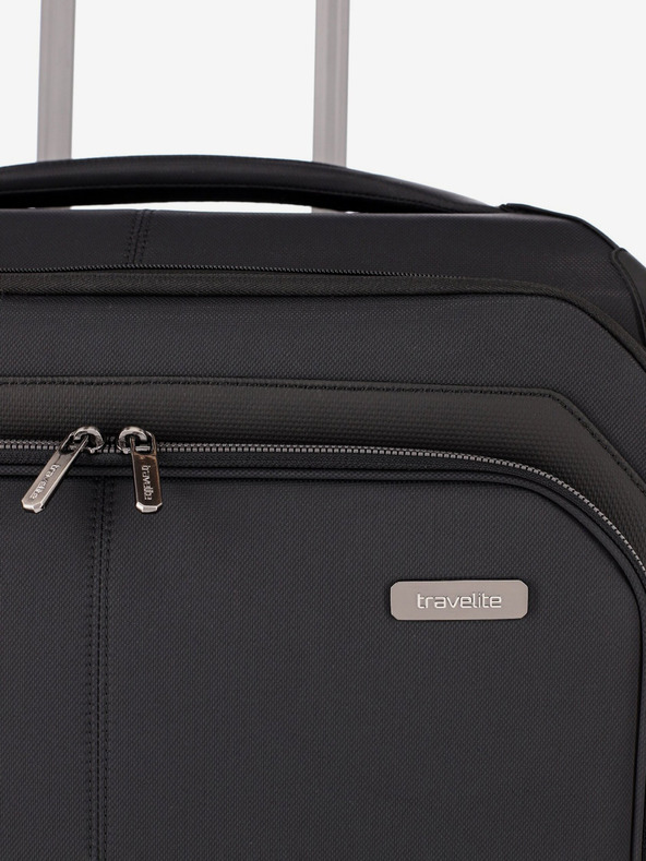 Travelite Černý cestovní kufr Travelite Priima L