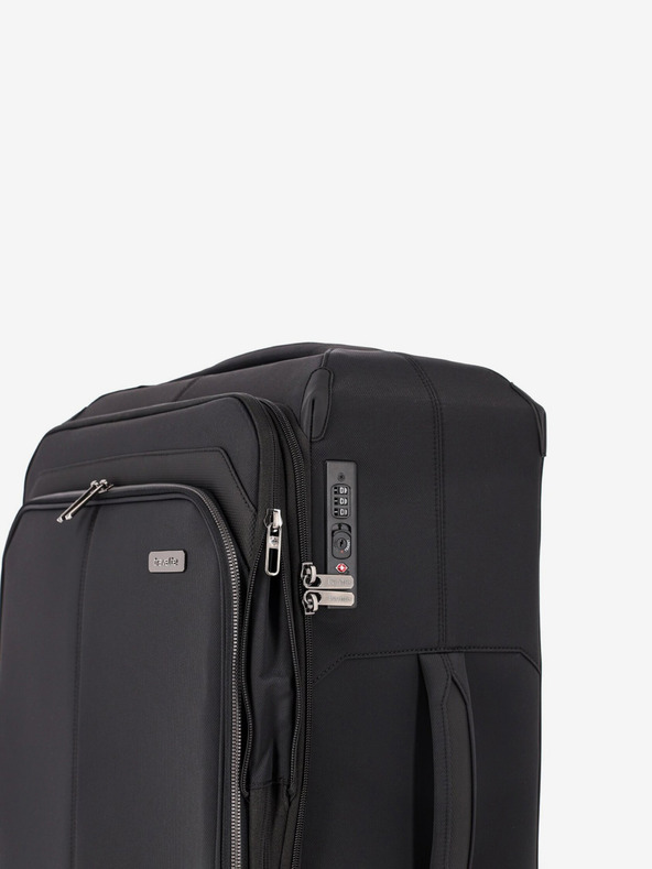 Travelite Černý cestovní kufr Travelite Priima L