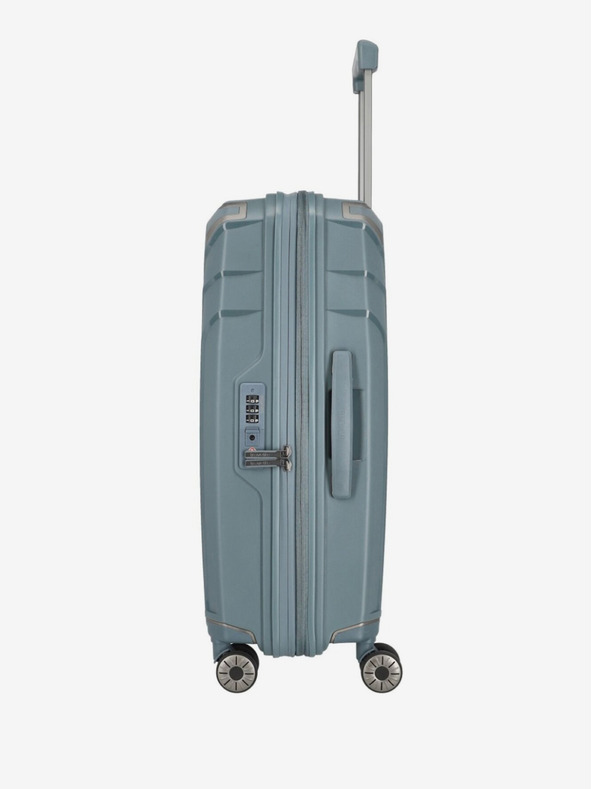 Travelite Sada tří cestovních kufrů v šedomodré barvě Travelite Elvaa 4w S,M,L