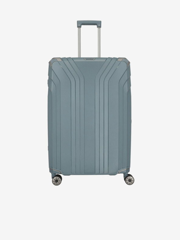 Travelite Sada tří cestovních kufrů v šedomodré barvě Travelite Elvaa 4w S,M,L