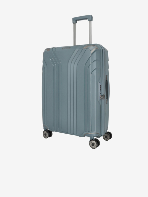 Travelite Sada tří cestovních kufrů v šedomodré barvě Travelite Elvaa 4w S,M,L