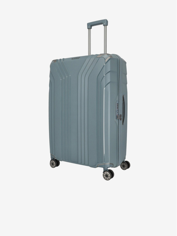 Travelite Sada tří cestovních kufrů v šedomodré barvě Travelite Elvaa 4w S,M,L