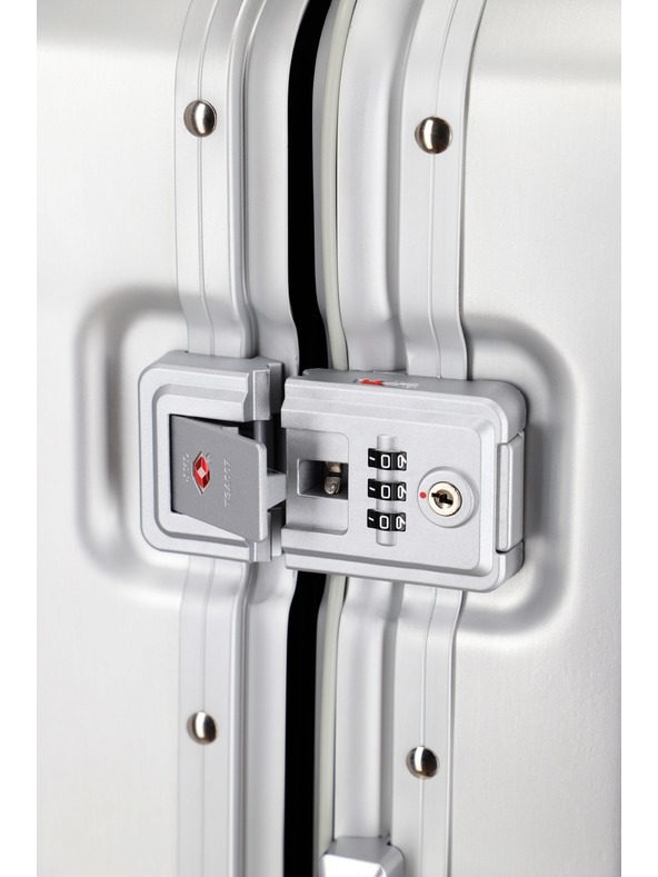 Travelite Cestovní kufr Travelite Next 2.0 M Silver