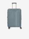 Travelite Šedomodrý cestovní kufr Travelite Elvaa 4w M