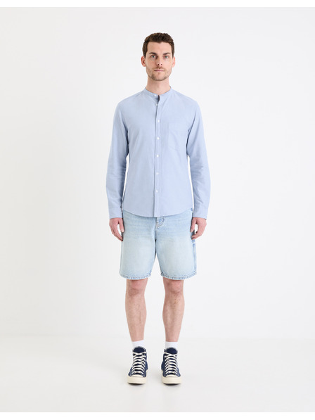 Celio Světle modrá pánská košile Celio Daxfordmao