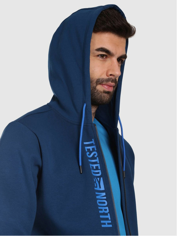 Kilpi Pánská bavlněná mikina s kapucí Kilpi AVILA-M Tmavě modrá