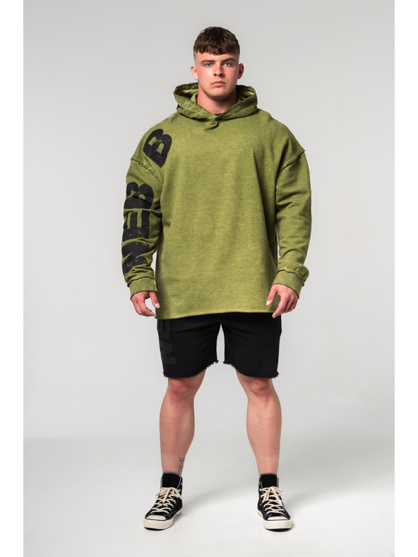 Nebbia Washed-off Oversized mikina s kapucí NO BS 371