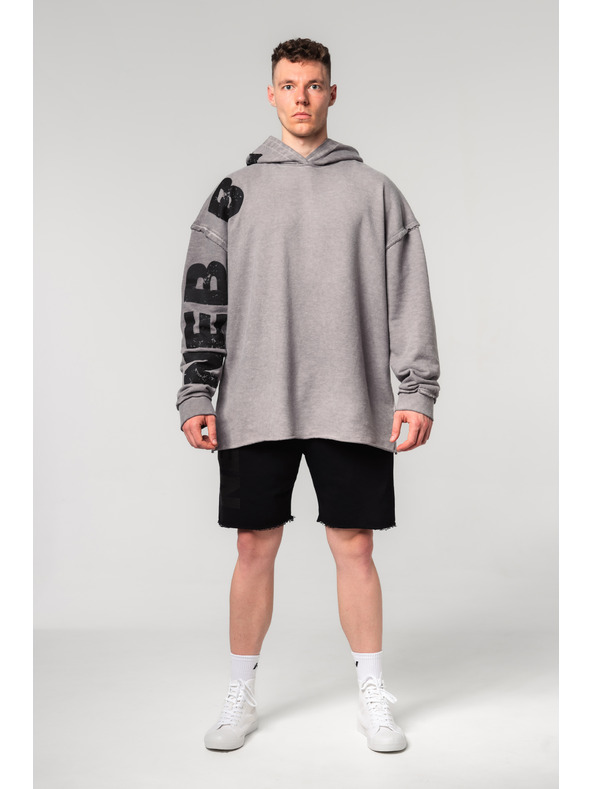 Nebbia Washed-off Oversized mikina s kapucí NO BS 371