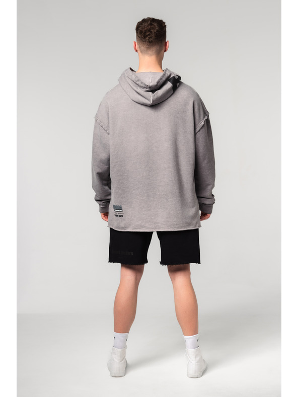 Nebbia Washed-off Oversized mikina s kapucí NO BS 371
