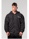 Nebbia Washed-off mikina na zip GYM BRO 362