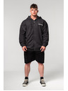 Nebbia Washed-off mikina na zip GYM BRO 362