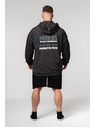 Nebbia Washed-off mikina na zip GYM BRO 362