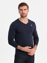 Ombre Clothing Pánský set s dlouhým rukávem V-NECK - mix 2-pack V1 Z87 Ombre Clothing