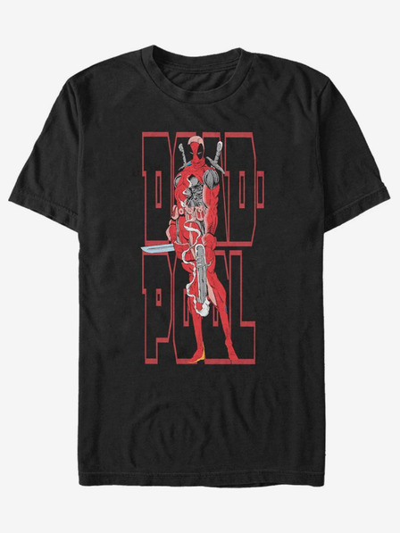 ZOOT.Fan Černé unisex tričko ZOOT.Fan Marvel Deadpool Issues