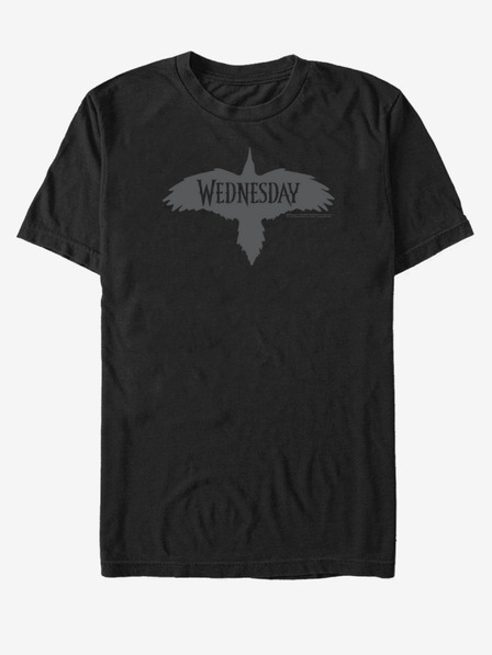 ZOOT.Fan Černé unisex tričko MGM Raven Wednesday