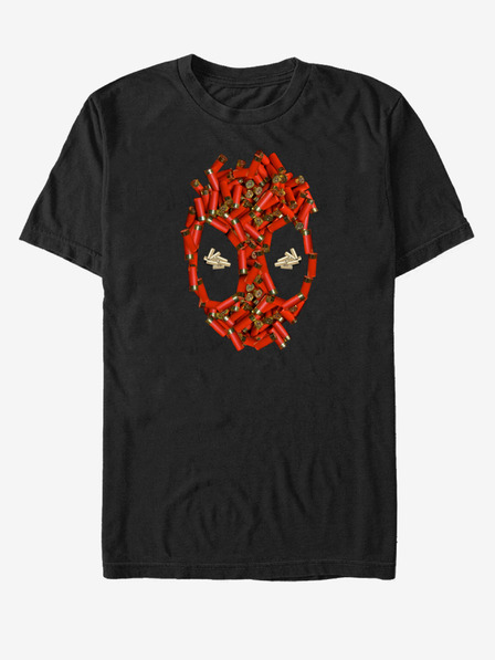ZOOT.Fan Černé unisex tričko Marvel Shell Cases