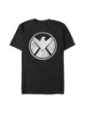 ZOOT.Fan Černé pánské tričko Marvel Crusty Shield