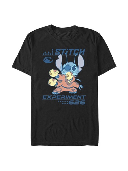 ZOOT.Fan Černé pánské tričko Disney Experiment 626