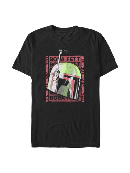 ZOOT.Fan Černé pánské tričko Star Wars Boba Poster