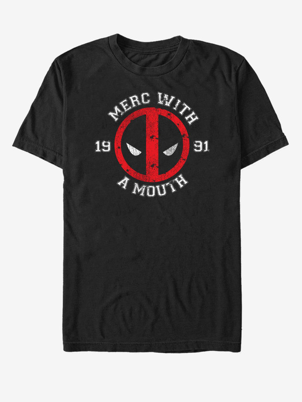 ZOOT.Fan Černé unisex tričko Marvel Merc