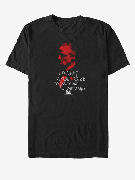 ZOOT.Fan Černé unisex tričko Paramount I Don't Apologize Bold