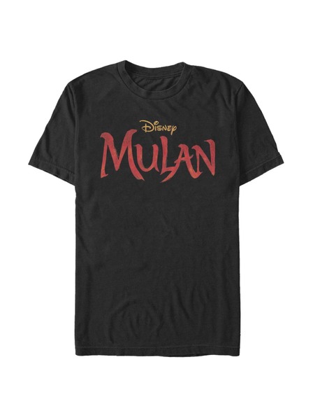 ZOOT.Fan Černé pánské tričko Disney Mulan Logo