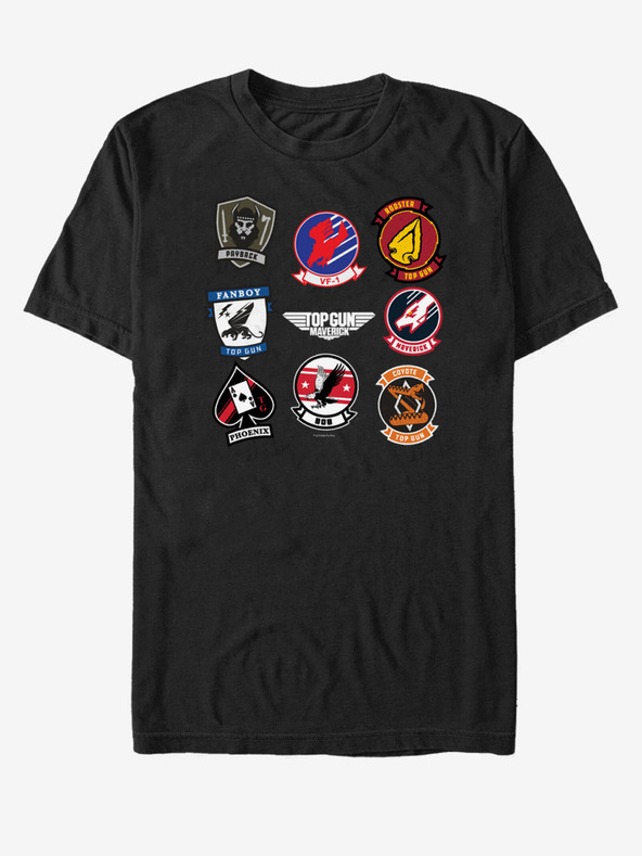 ZOOT.Fan Černé unisex tričko Paramount Red Eagle