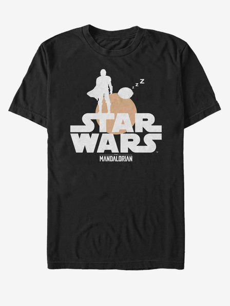ZOOT.Fan Černé unisex tričko Star Wars Sunset Duo