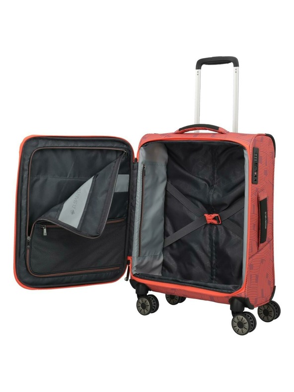 Travelite Cestovní kufr Travelite Skaii 4w S Print Peach