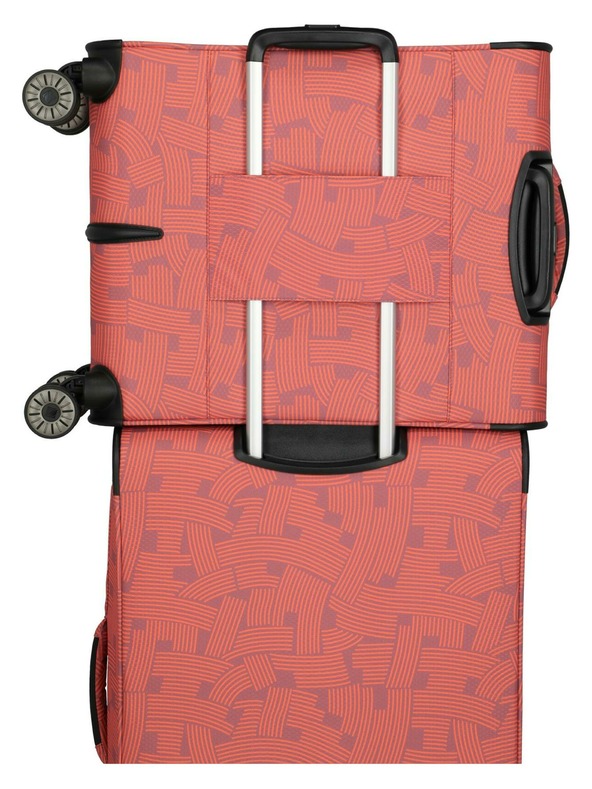 Travelite Cestovní kufr Travelite Skaii 4w S Print Peach