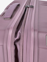 Travelite Růžový dámský cestovní kufr Travelite Elvaa 4w M Rosé