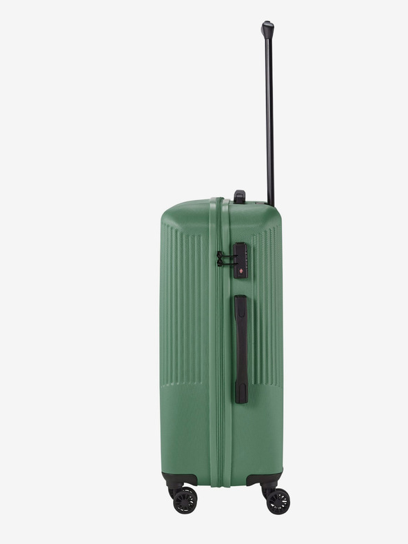 Travelite Sada tří cestovních kufrů v zelené barvě Travelite Bali S,M,L Green