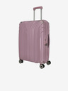 Travelite Sada tří dámských cestovních kufrů v růžové barvě Travelite Elvaa 4w S,M,L Rosé