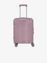 Travelite Sada tří dámských cestovních kufrů v růžové barvě Travelite Elvaa 4w S,M,L Rosé