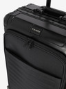 Travelite Černý cestovní kufr Travelite Next 4w S Front pocket
