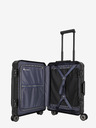 Travelite Černý cestovní kufr Travelite Next 4w S Front pocket