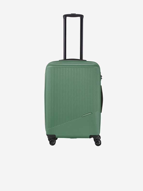 Travelite Zelený cestovní kufr Travelite Bali M Green